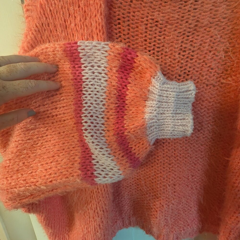 By Anthropologie Stripe-Sleeve Cardigan Sweater - Picture 8 of 10